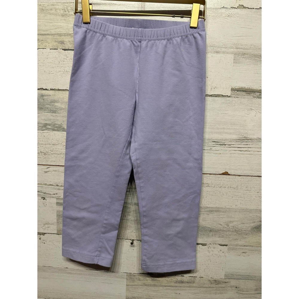 Hanna Andersson Leggings Kids Size 12 Purple Cropped Capri